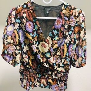 Ann Taylor Floral Print Blouse